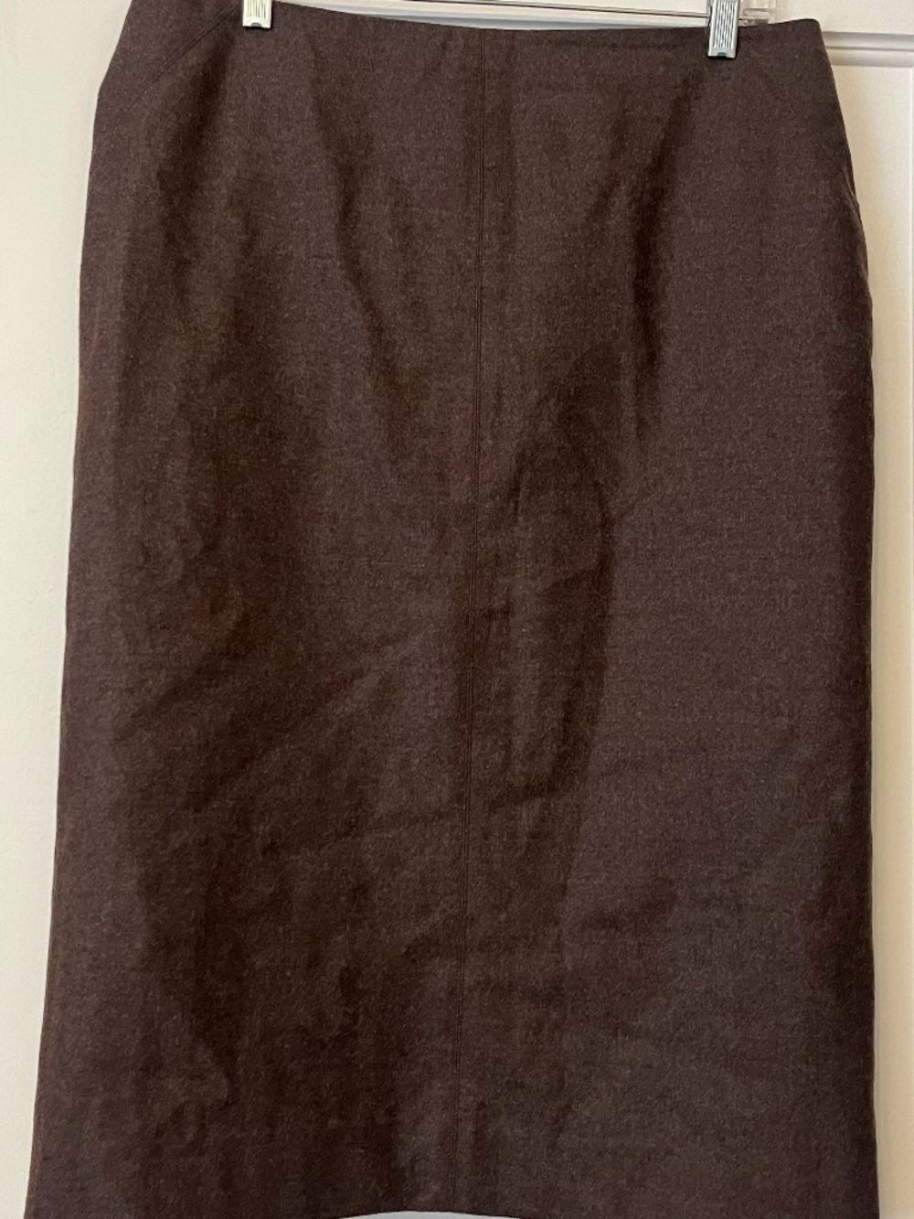 Stanley Blacker brown wool skirt size 14